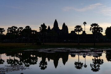 Sunrise at Ankor Wat in Cambodia