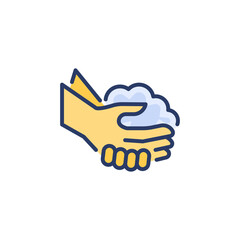 Hand Wash icon in vector. Logotype