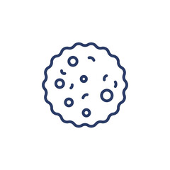 Bacteria icon in vector. Logotype