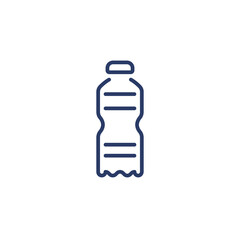 Bottle icon in vector. Logotype