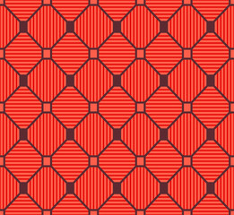 Japanese Geometric Diamond Vector Seamless Pattern
