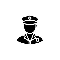 Police Officer icon in vector. Logotype