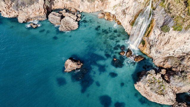 Cascada de Maro en Nerja, M&aacute;laga.