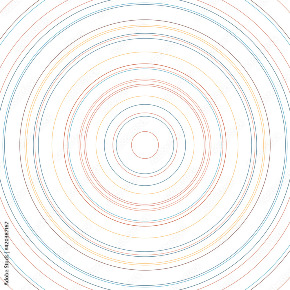Poster concentric circle element background. abstract circle pattern. colored graphics. stock vector illust