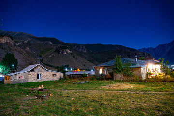 Village on Fonegor at night