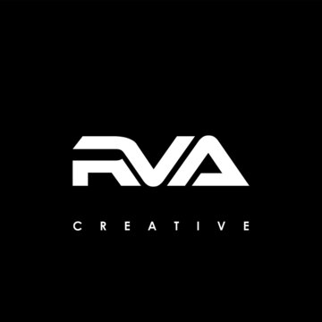 RVA Letter Initial Logo Design Template Vector Illustration