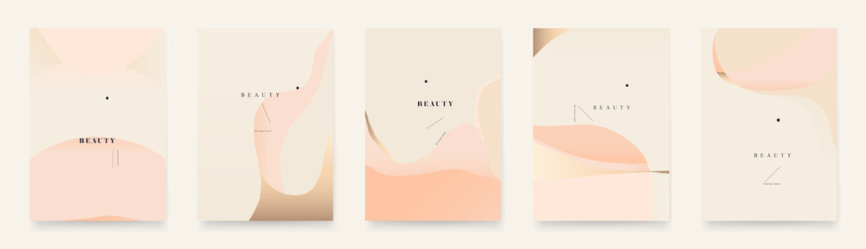 Contemporary abstract universal background templates. Minimalist aesthetic.