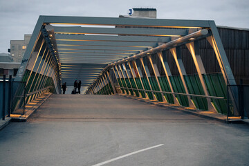 bridge in the evening