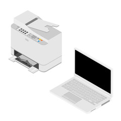 Realistic isometric printer