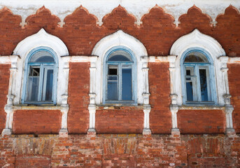 three kremlin windows in Russia