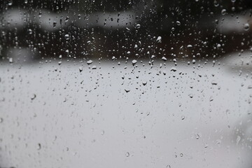 rain on window