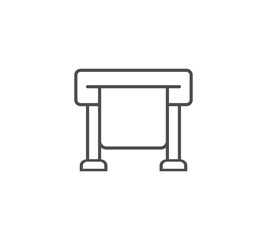 plotter icon vector on white background, plotter trendy filled icons from Electronics collection, plotter vector illustration.