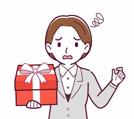 新人の会社員の女性