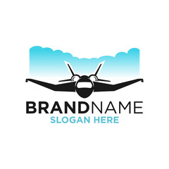 Plane Logo Design Template Inspiration, Vector Illustration, Flight.