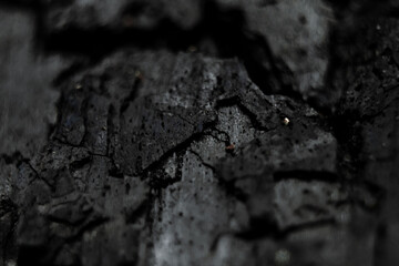 Macro Shot Dark Coal Background