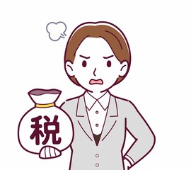 新人の会社員の女性