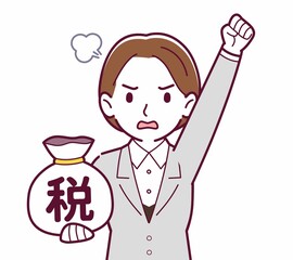 新人の会社員の女性