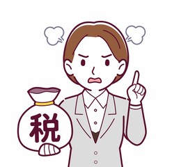新人の会社員の女性