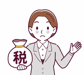 新人の会社員の女性