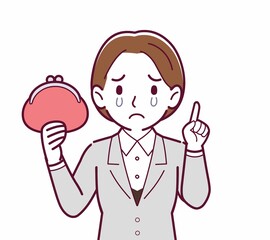 新人の会社員の女性
