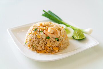 shrimps and crab fried rice