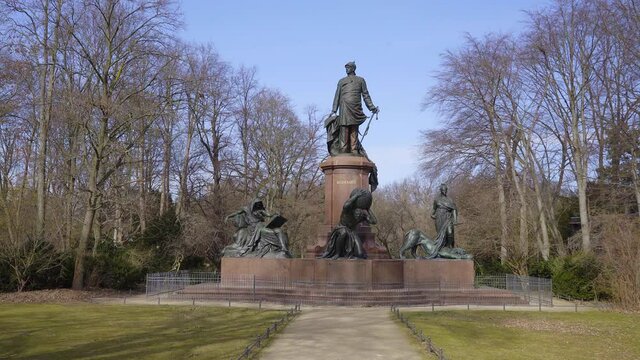 Bismarck statue and memorial in Berlin Germany - travel photography