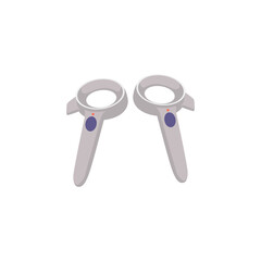 Equipment for gaming systems of augmented virtual reality a vector illustration.