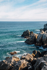 Chuam beach and rocks in Donghae, Korea