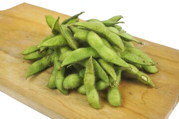 Edamame, looks like soybeans