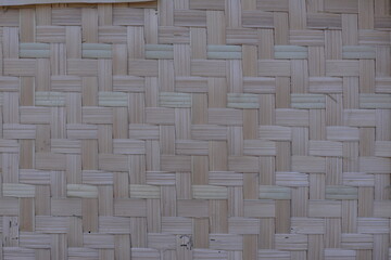 woven bamboo texture which is usually made art