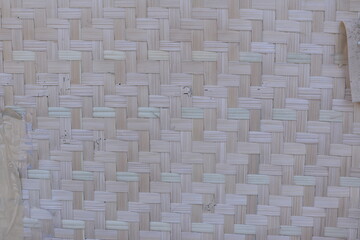 woven bamboo texture which is usually made art