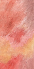 Watercolor Background - Abstract painted paper with red, orange and brown grained texture