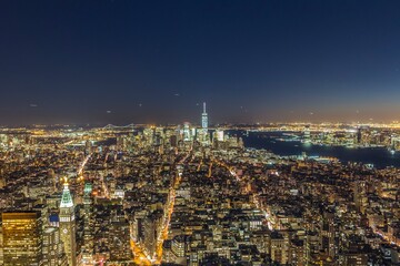 Fototapeta premium specular skyline view of New York