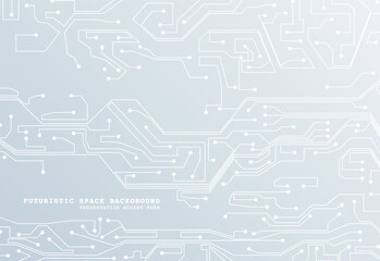 Abstract futuristic circuit board