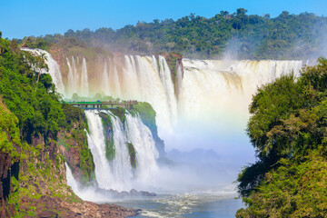 Iguazu Falls or Waterfall landscape