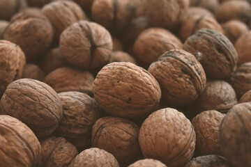 walnuts on a table