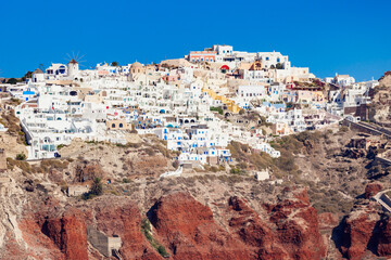 Fototapeta na wymiar Oia town in Santorini
