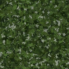 Abstract military or hunting camouflage seamless pattern background