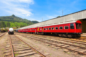 Obraz premium Nuwara Eliya railway station