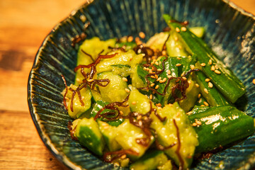 キュウリのサラダ