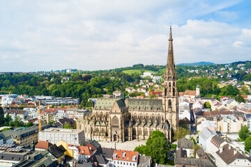 Fototapeta na wymiar Linz New Cathedral, Austria
