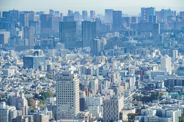 サンシャイン60展望台から見える東京の街並み