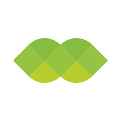 Abstract pixelized mosaic logo design