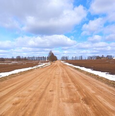 road to the desert