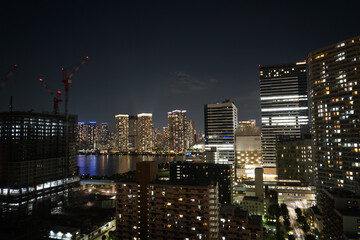 Fototapeta premium 豊洲の高層マンション群（東京都江東区）