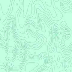 Topographic map background. Line topography map contour background, geographic grid. Abstract vector illustration.