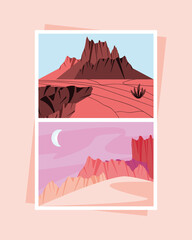 landscapes of desert