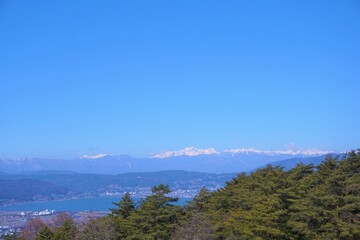 Fototapeta na wymiar 飛騨山脈