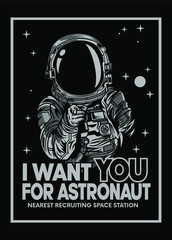 ASTRONAUT RECRUITING POSTER
