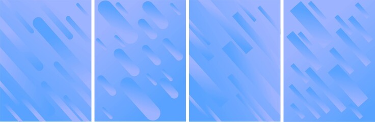 Abstract trendy gradient flowing geometric pattern background texture for poster cover design.